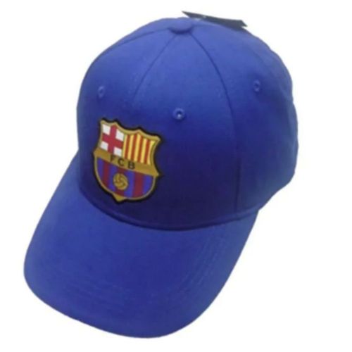 Casquette Fc Barcelone Enfant (Taille 56 Cm,Couleur Bleu)