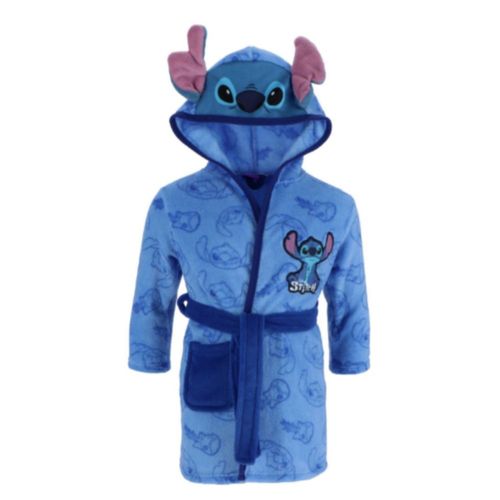 Peignoir - Robe De Chambre Lilo Stitch Polaire Enfant Bleu (Taille 7/8 Ans,Couleur Bleu)