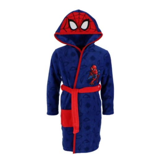 Peignoir - Robe De Chambre Spiderman Polaire Enfant (Taille 7/8 Ans,Couleur Bleu)