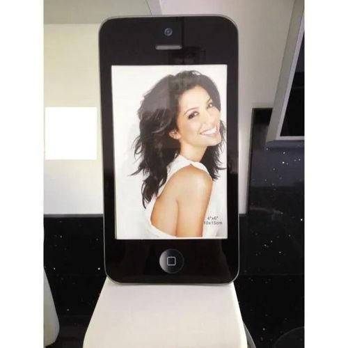 Cadre photo - Design - IPhone 10x15 - Noir - 1 photo - Rectangulaire