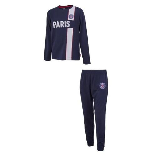 4 Ans - Pyjama Enfant - Paris Saint Germain - Psg - Bleu - Manches Longues - Coton Respirant