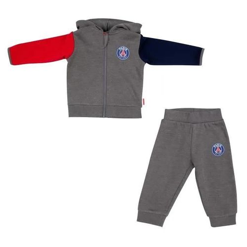 24 Mois - Ensemble Jogging Bébé - Paris Saint Germain - Psg - Gris - Manches Longues - Coton