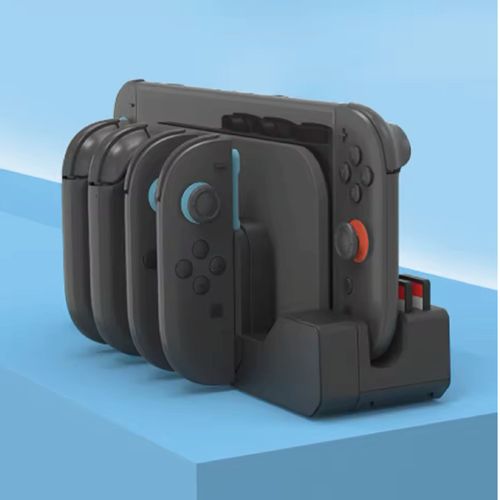 Station Charge 4in1 Magnétique Avec Stockage Cartes Pour Switch 2