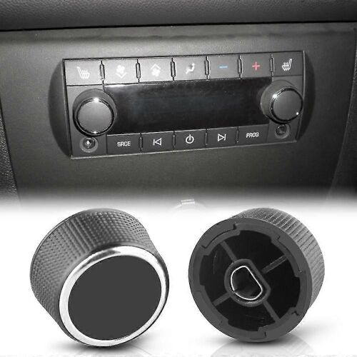 2 Pc Rear Radio Audio Volume Control Knob Dial Tuner Pour 07-13 Acadia 22912547 Kit De Réparation De Radio