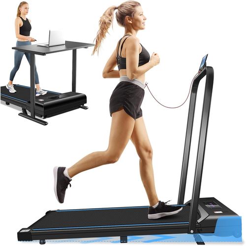 Tapis De Course Tapis De Marche Inclinable,3.0hp Walking Pad Avec Télécommande Et Led,Tapis De Marche Compact Pour Le Bureau Et La Maison,Vitesse Réglable 1-6 Km/H
