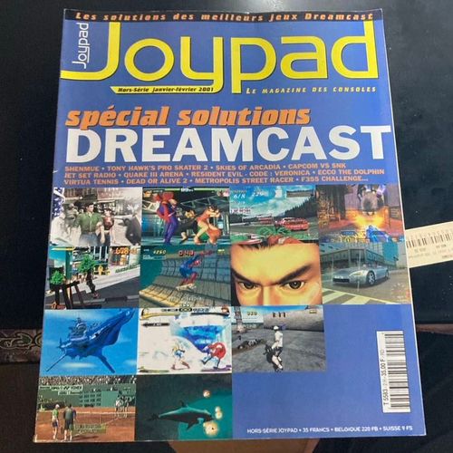 Joypad Hors Série Spécial Solutions Dreamcast 2 : Shenmue,Skies Of Arkadia, Jet Set Radio, Resident Evil Code Veronica...