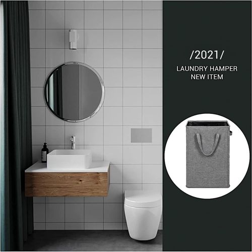 TIANYI-45L Paniers à Linge avec Poignées Panier à Linge Mince avec Pliable Panier à Linge Grand panier a linge sale pour chambre salon chambre d'enfant salle de bain et voyage