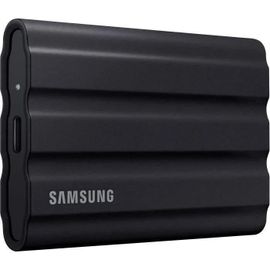 Samsung T7 Shield MU-PE1T0S - SSD - chiffré - 1 To - externe (portable) - USB 3.2 Gen 2 (USB-C connecteur) - AES 256 bits - noir