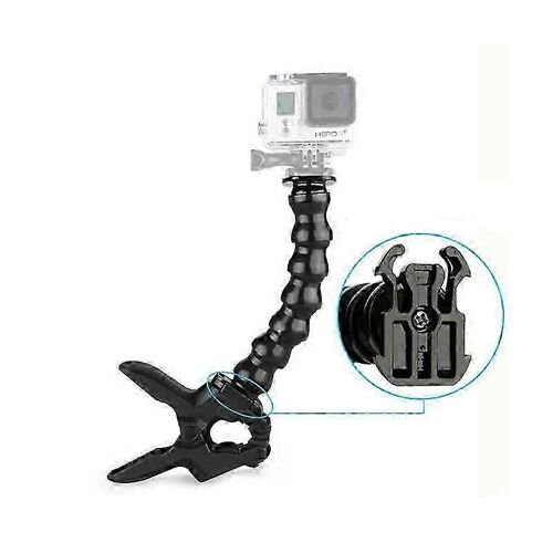 Mâchoires flexibles - Support col de cygne pour caméras d'action GoPro Hero 9, Hero 8, Hero 7, Hero 6, Hero 5, Hero 4, Hero 3, Arlo Pro et Arlo Go