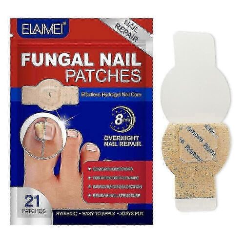 Patchs Anti-Mycoses Des Ongles, Patchs De Réparation Imperméables Pour Ongles Incarnés, Autocollants De Correction Pour Ongles Décolorés Ou Abîmés, 1/2/3/4/5 Pièces - 4 Pièces 