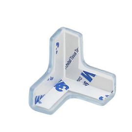 Lot De 12 Protections D'angle De Bureau Transparentes, Adhérence Renforcée Et Souples