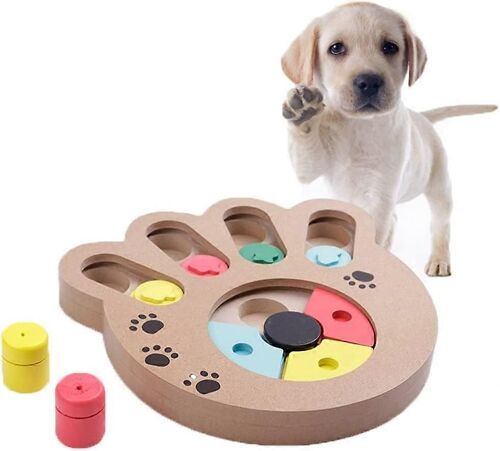 Jouets D'intelligence Pour Chiens, Jeu De Stratégie, Entraînement Du Qi, Cache-Cache Interactif, Alimentation Lente, Woo