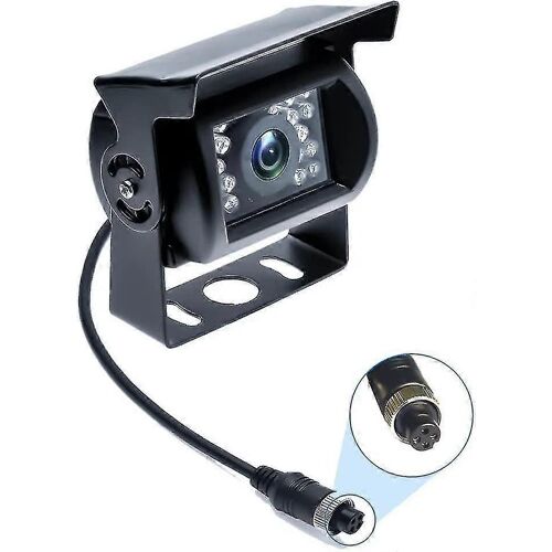 Caméra De Recul 4 Broches 12 V 24 V, Étanche, Vision Nocturne, Pour Voiture, Bus, Camion, Caravane, Camping-Car (Sans Ligne De Distance)