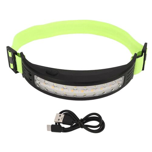 Lampe Frontale À Induction Cob 2025, Légère, 1 200 Mah, Rouge, Blanc, Chaude, Tricolore, Lumière Douce, Projecteur Pour Cyclisme