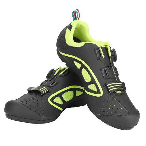 2025boodun 1 Paire De Chaussures De Cyclisme Respirantes Et Antidérapantes Pour Homme Et Adulte, Pour Vtt, Vert, Pointure 40