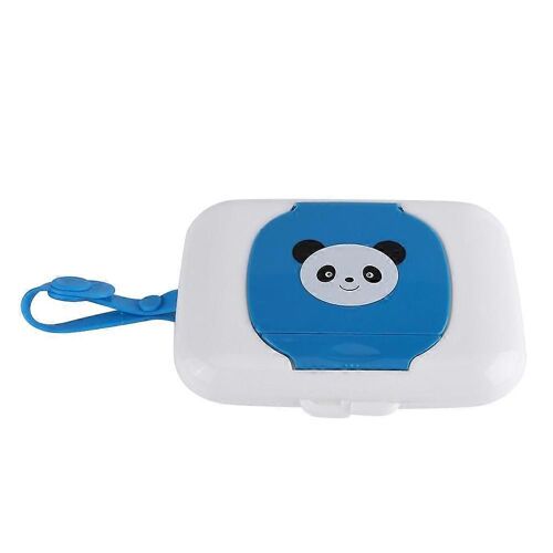 Boîte de rangement en plastique pour lingettes humides, distributeur portable, réutilisable, pour poussette, voyage, voiture, salle de bain, salon
