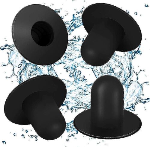 Lot de 4 bouchons muraux pour piscine hors sol, pièces de rechange pour pompe de filtration et filtre pour piscines Intex et Bestway.
