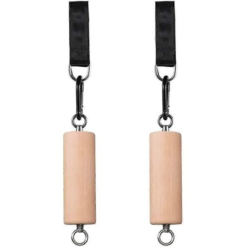 Poignées D'escalade En Bois - 1 Paire De Poignées De Musculation Pour La Force De Préhension, Les Kettlebells, L'entraînement, L'escalade Et Le Ninja