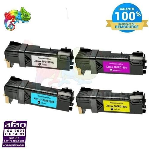 Compatible Cartouches de Toner pour Xerox Phaser 6500 Phaser 6500 DN/Phaser 6500 N Phaser 6500 Series Noir Cyan Magenta Jaune