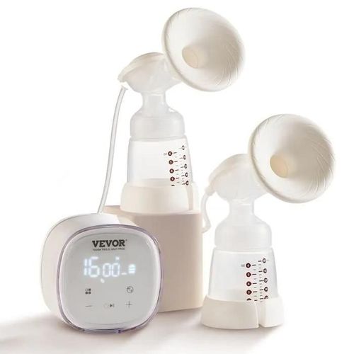 Tire Lait - Vevor - 110 X 110 X 74 Mm,4 Modes 16 Niveaux Aspiration 300 Mmhg,Écran Led Pour Voyage Maison Allaitement