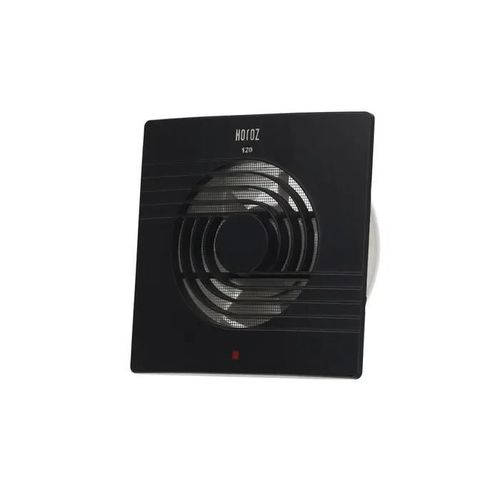 Extracteur d¿air simple flux carré HELIX 120 mm noir | 500.060.005 | HOROZ