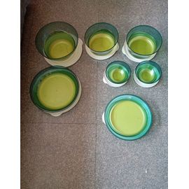 Lot De Vaisselle Tupperware Vintage Avec Couvercles