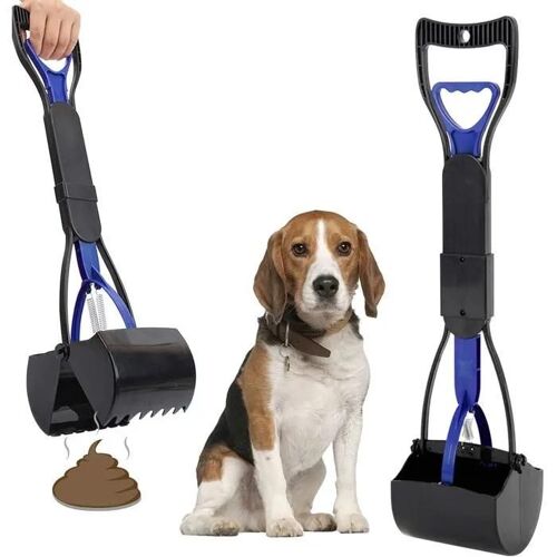 Anluomania Pelle À Déjections Pour Animal Domestique, Ramasse-Crotte, 61 Cm Pouce Long Manche Solide Pince Dentelée Nettoyage Pi91