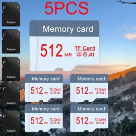 ( 5pcs 512mb) 5 Pièces Carte Mémoire 128 Mo 256 Mo 512 Mo U3 C10 Tf Pour Téléphones Nintendo Switch Jeux Caméra 4k Tv