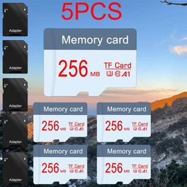 ( 5pcs 256mb) 5 Pièces Carte Mémoire 128 Mo 256 Mo 512 Mo U3 C10 Tf Pour Téléphones Nintendo Switch Jeux Caméra 4k Tv