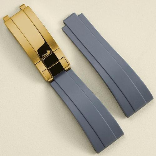 Kafol-Bracelet De Montre En Silicone De Haute Qualité,20 21mm,Noir,Bleu,Vert,Pour Rolex Submariner Daytona Gmt,Fermoir Déployant De Date,20mm,Multi