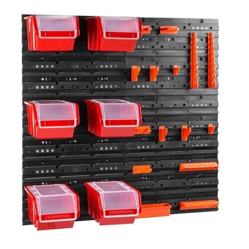 Planche à outils 80 x 80 cm + 6 plateaux