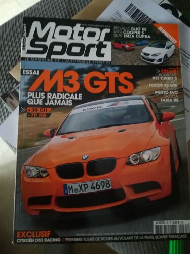 Motorsport 35 De 2010 Bmw M3 Gts,Clio Rs Luxe,Mini Cooper S,Seat Ibiza Cupra,Ds3 Racing,Skoda Fabia Rs,Abarth Punto Evo,Maserati Granturismo,Ford Shelby Gt500,Focus Rs 500,Porsche 911 Turbo S,Audi Tt