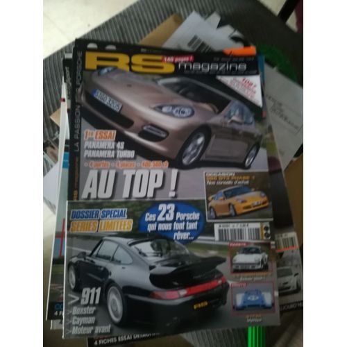 Rs Magazine 98 De 2009 Panamera S,Turbo,997 Carrera 4s,996 Gt3,911 Carrera 3.2 Cab,Turbo Look S,964 Carrera 2 Cab,917 Pa