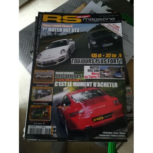 Rs Magazine 97 De 2009 997 Gt3,930 Turbo S,964 Carrera Cab Turbo Look,997 Carrera S993 Carrera Cab,996 Carrera 4s,911 2.4e Targa