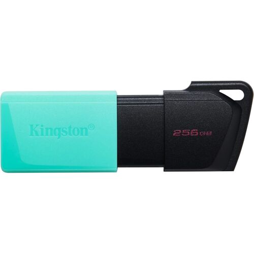 DataTraveler Exodia M Clé USB 3.2 Gen 1 DTXM/256GB- avec capuchon mobile (Noir + Turquoise)