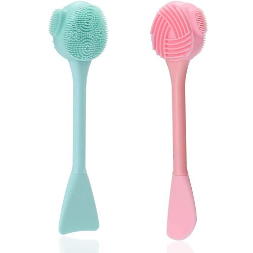 Nettoyant Visage 4 En 1, Nettoyant Pour Le Visage, Nettoyage Du Nez, Applicateur De Crème, Collecteur De Masque, Brosse Nettoyante Exfoliante Pour Le Visage, Idéal Pour Le Nettoyage Du Visage, Soins,