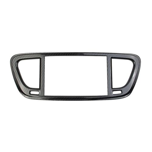 For 2022+ Carbon Fiber Interior Console Navigation Panel Frame Cover