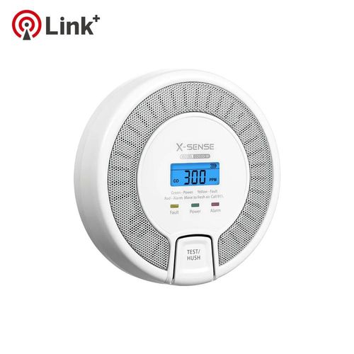 X-Sense CO03D-W Détecteur de monoxyde de carbone interconnecté sans fil