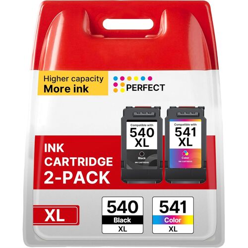 JEXNOVASHOP-Cartouche 540 et 541 Remplacement pour Canon 540 541 XL PG-540XL CL-541XL Encre Compatibles pour Canon MG3650s MG3600 TS5150 MX475 TS5151 TS5100 MG3650 MG3550 MG4250 imprimante Multifonct
