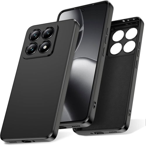 Ersan-Coque Pour Xiaomi 14t 5g Case En Silicone, Etui De Protection Antichoc Cover Etui Housse Silicone Ultra Mince Pour Xiaomi 14t 5g Case, Noir