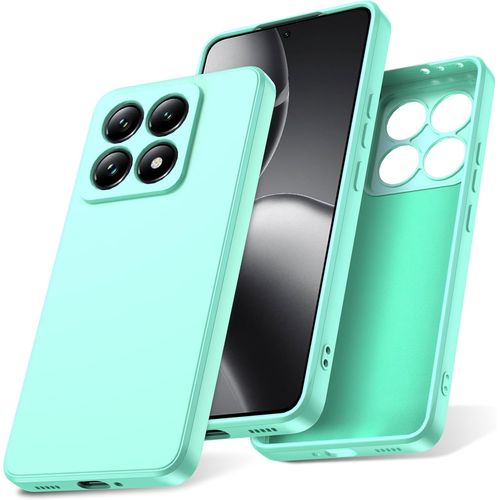 Ersan-Coque Pour Xiaomi 14t 5g Case En Silicone, Etui De Protection Antichoc Cover Etui Housse Silicone Ultra Mince Pour Xiaomi 14t 5g Case, Vert Menthe