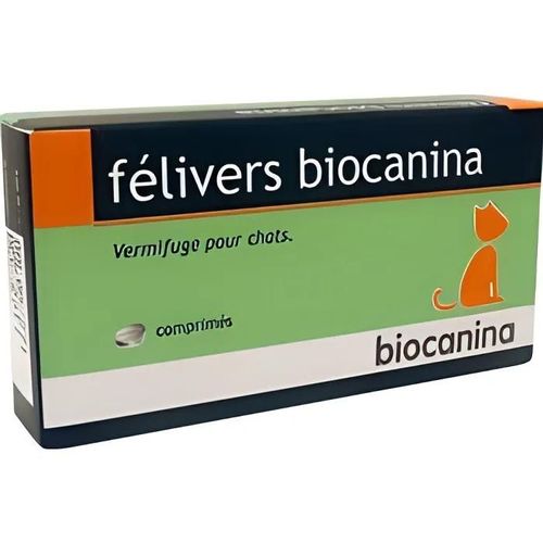 Biocanina Vermifuge Chat Felivers - 4 Comprimés