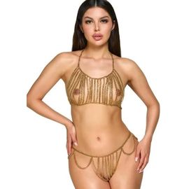 2 Chaines De Corps Dorées - R24505346001 Taille : Tu - Os