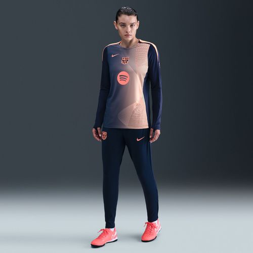 3e Pantalon De Foot En Maille Nike Dri-Fit Total 90 Fc Barcelona Strike Pour Femme - Bleu