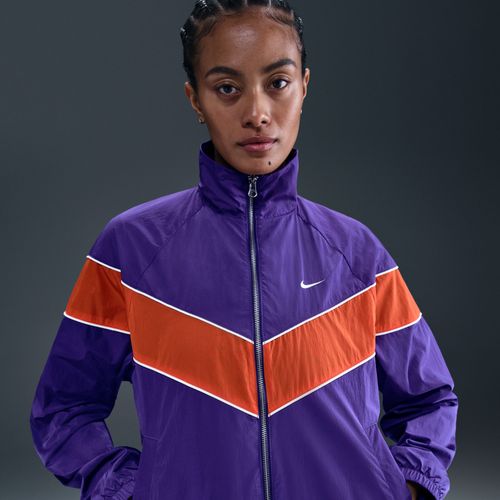 Veste À Zip Tissée Ample Uv Nike Windrunner Pour Femme - Pourpre