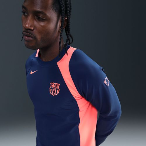 3e Haut De Foot À Col Ras-Du-Cou Nike Total 90 Fc Barcelona Pour Homme - Bleu