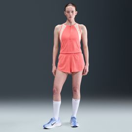 Short De Running Avec Sous-Short Intégré Dri-Fit Nike Pour Femme - Orange