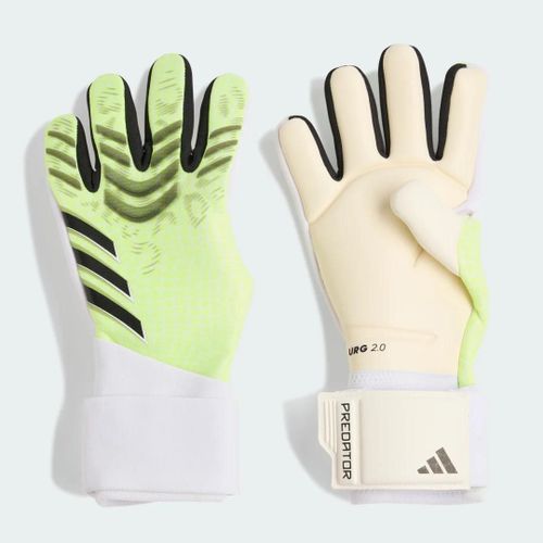 Gants De Gardien De But Predator Pro Pour Enfants Adidas - Lucid Lemon / White / Black - 3 1/2