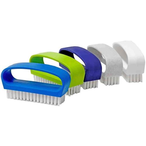 Peggy Perfect Brosse à ongles avec poignée, en plastique Coloris Aléatoire