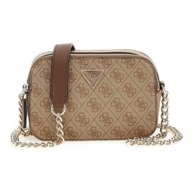 Sac Bandoulière GUESS Meridian - Gris (Coal Logo) - Polyuréthane - Neuf Avec étiquettes